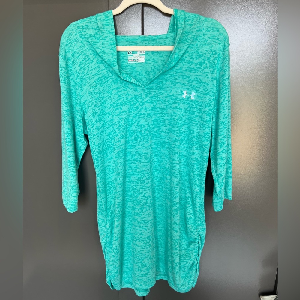 Under Armour Teal Hooded Top